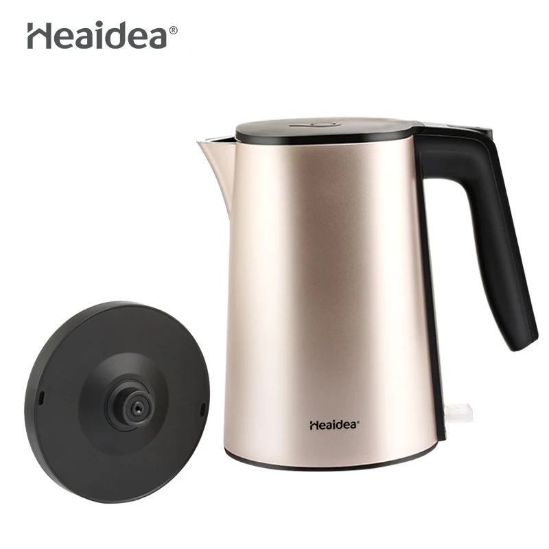 Heaidea Factory custom 1.2L capacity small hotel electric kettles for hotels