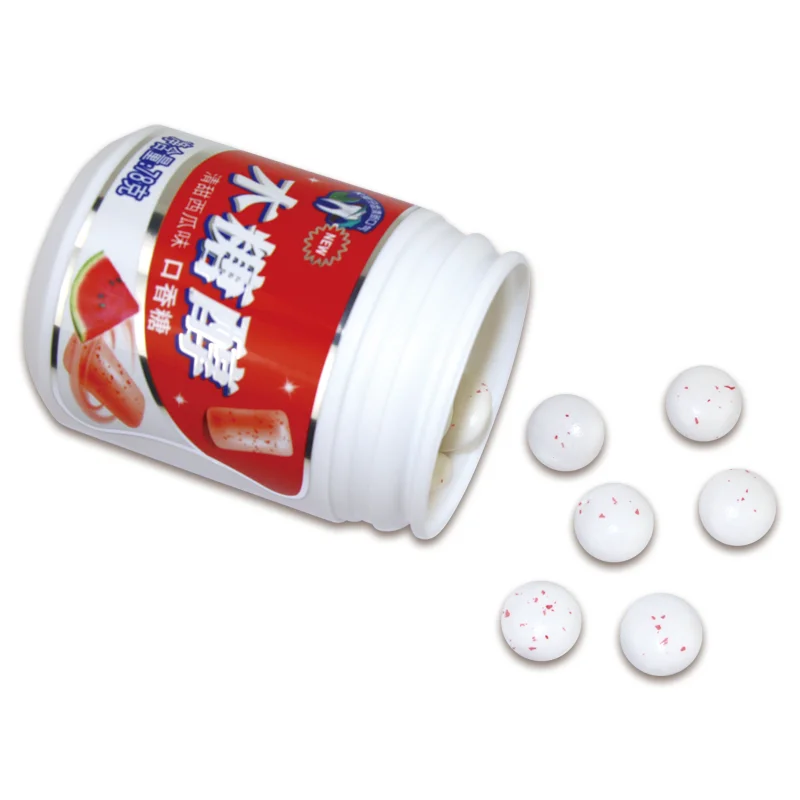 Refreshing fruity flavor xylitol chewing gum