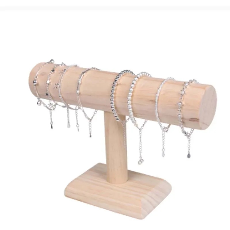 T-bar Display Bracelet Stand Wood Holder Jewelry Bracelet Organizer Jewelry Storage joyero organizador sieraden houder