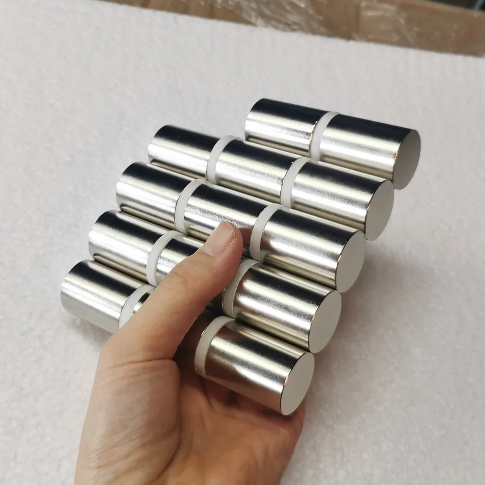 Dailymag perfect quality rare earth n35 n45 n52 round cylinder strong neodymium magnet 10x15 mm bar