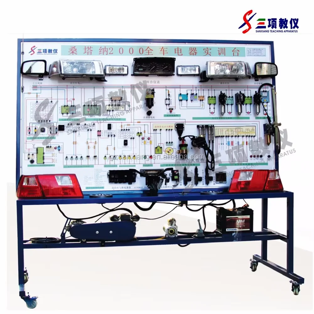 Factory Price Automotive  Equipment Teaching Board for Auto Burglar Alarm and Center Control Door Lock