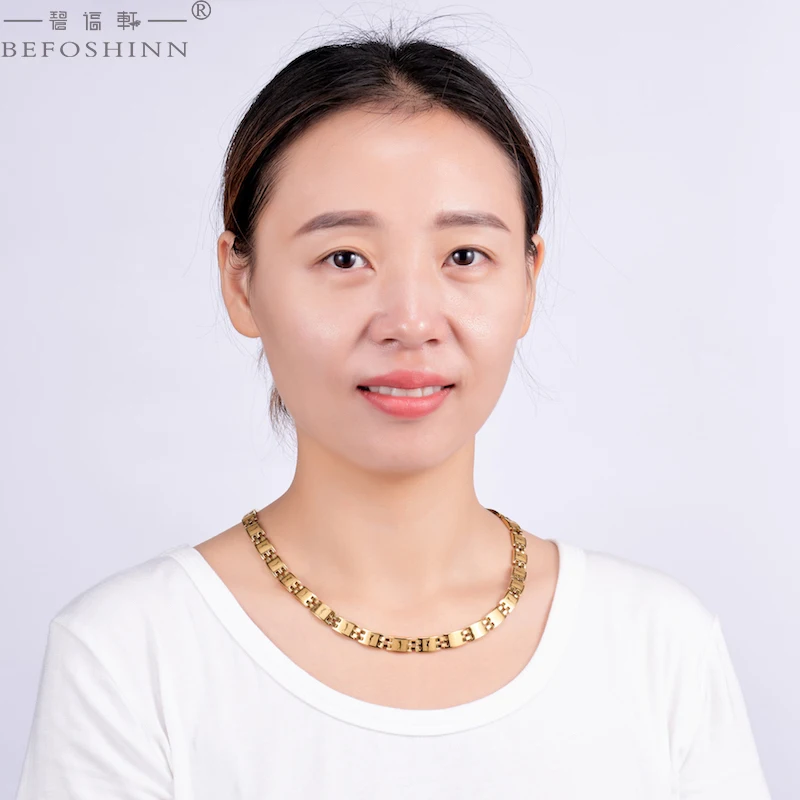 Healthy Energy Magnetic Necklace Germanium Titanium 99.99% Gift Necklace for Men and Women