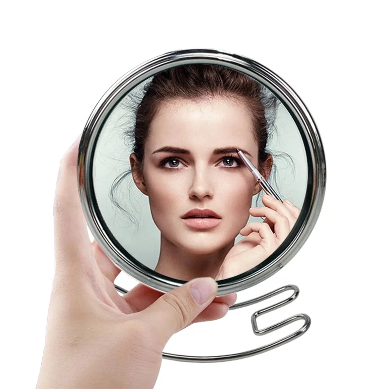 
HELI Fogless make up mirror with razor holder and Tool-Free Mount via suction cups chrome makeup mirror,shaving,table mirror 