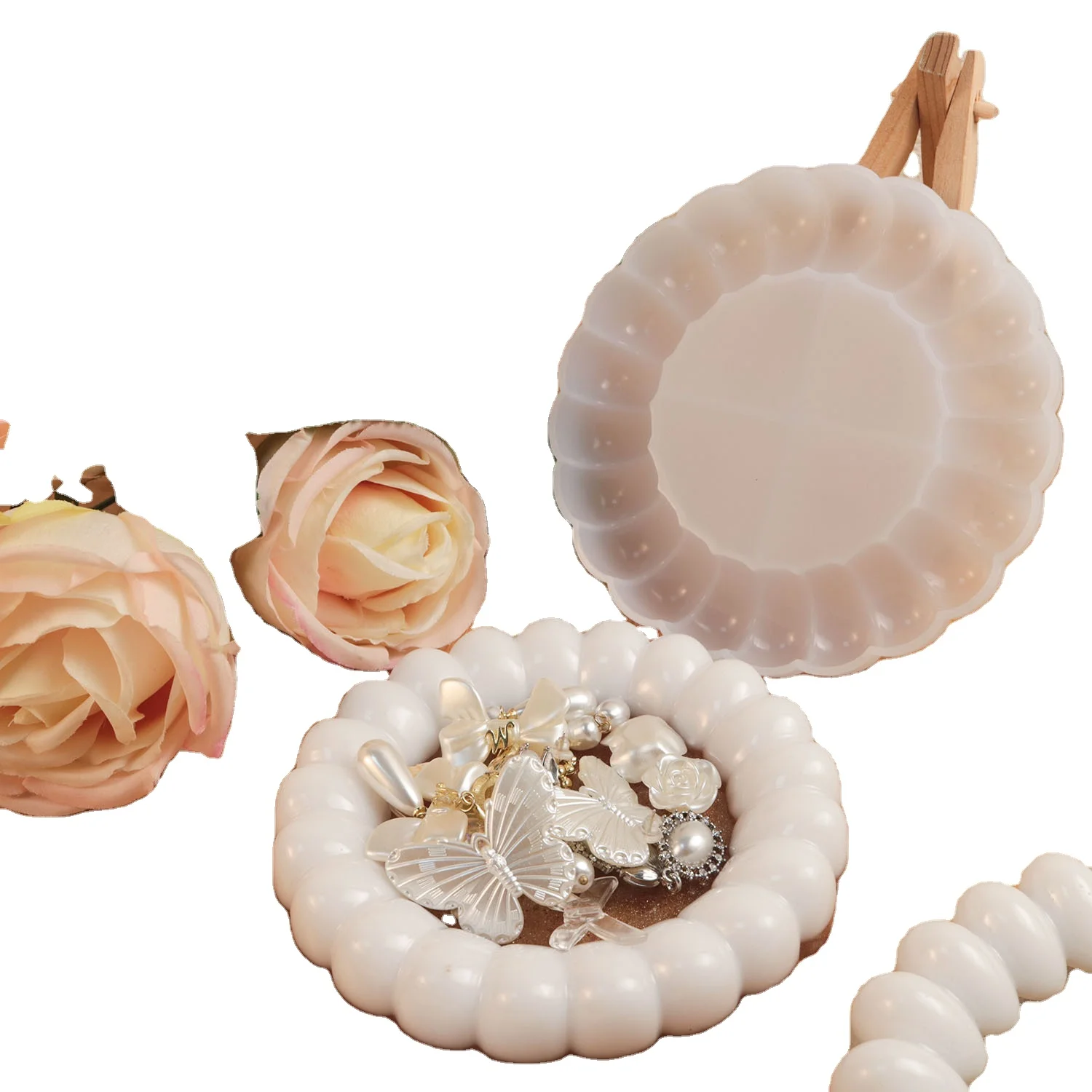 Round square oval irregular pebbles bubble cup cushion silicone mold 3 styles to choose from