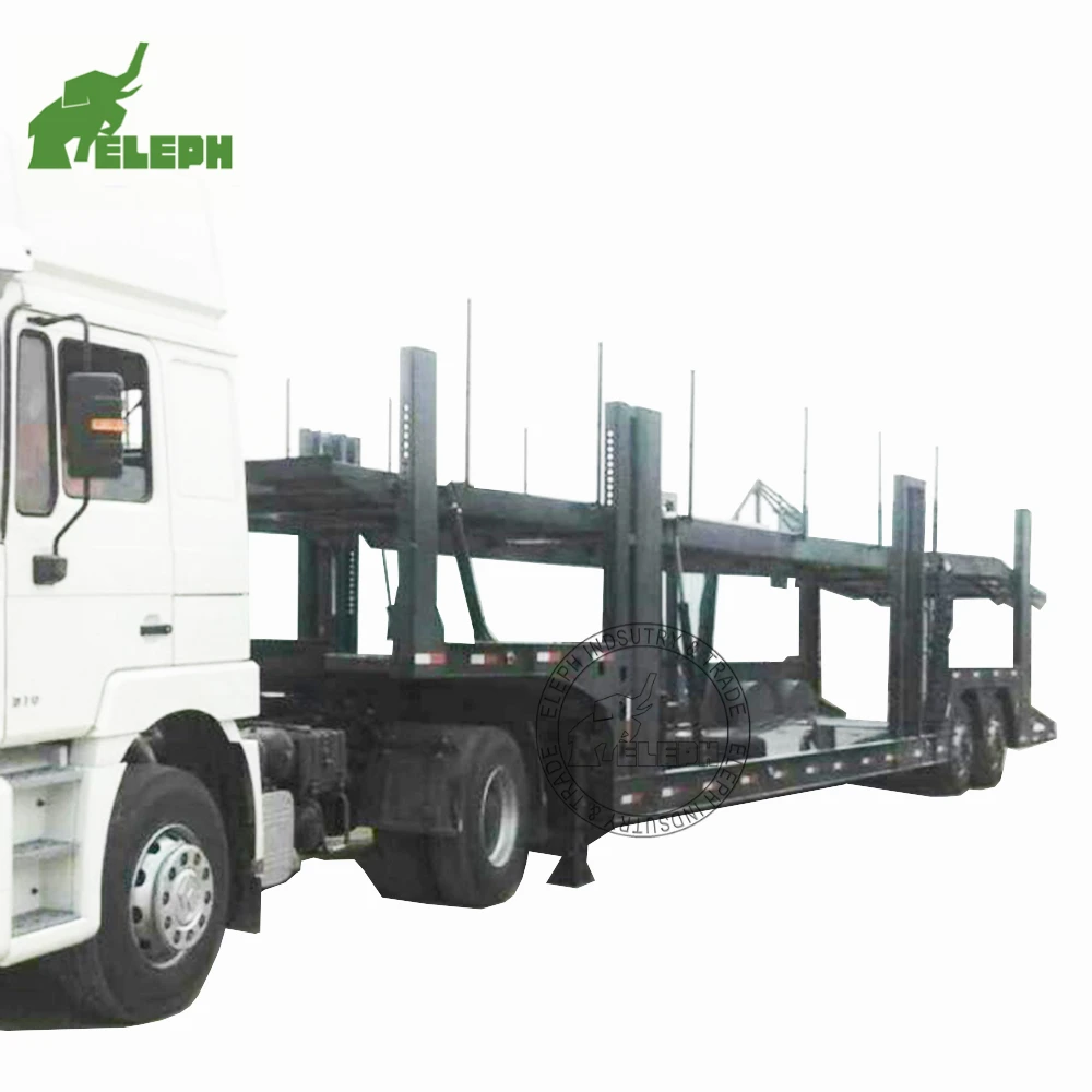 Высококачественный 2-осевой Автомобильный перевозчик/автовоз полуприцеп для автомобиля