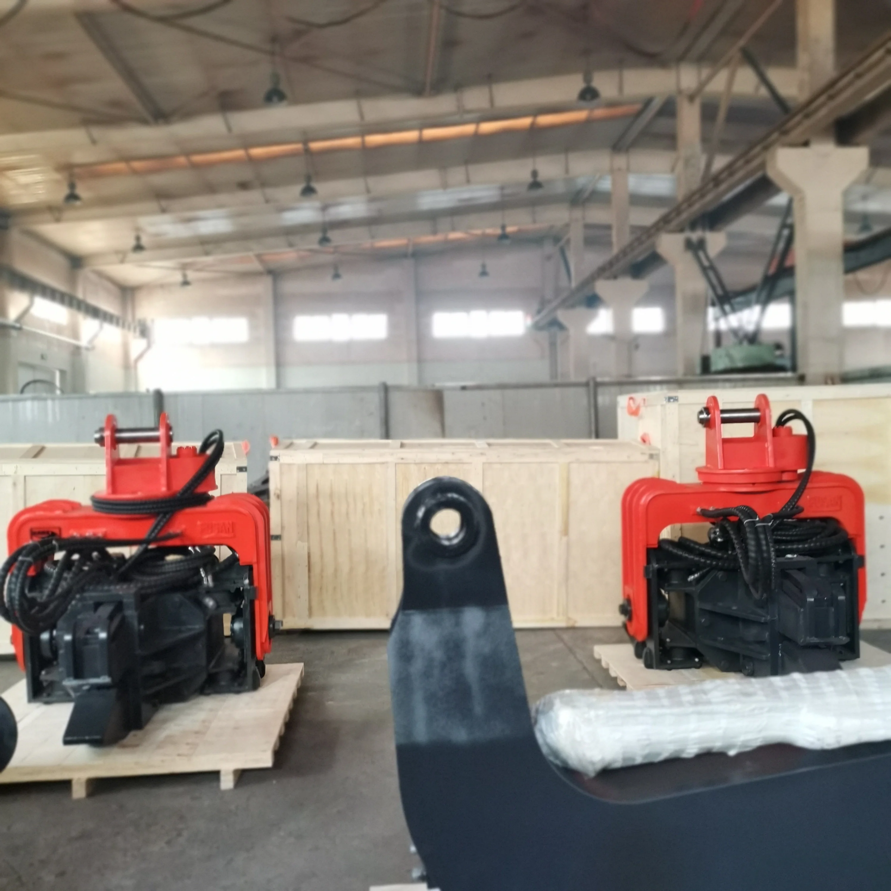 New Excavator Attachment Hydraulic Sheet Pile Hammer with Motor Machinery Parts Core Components