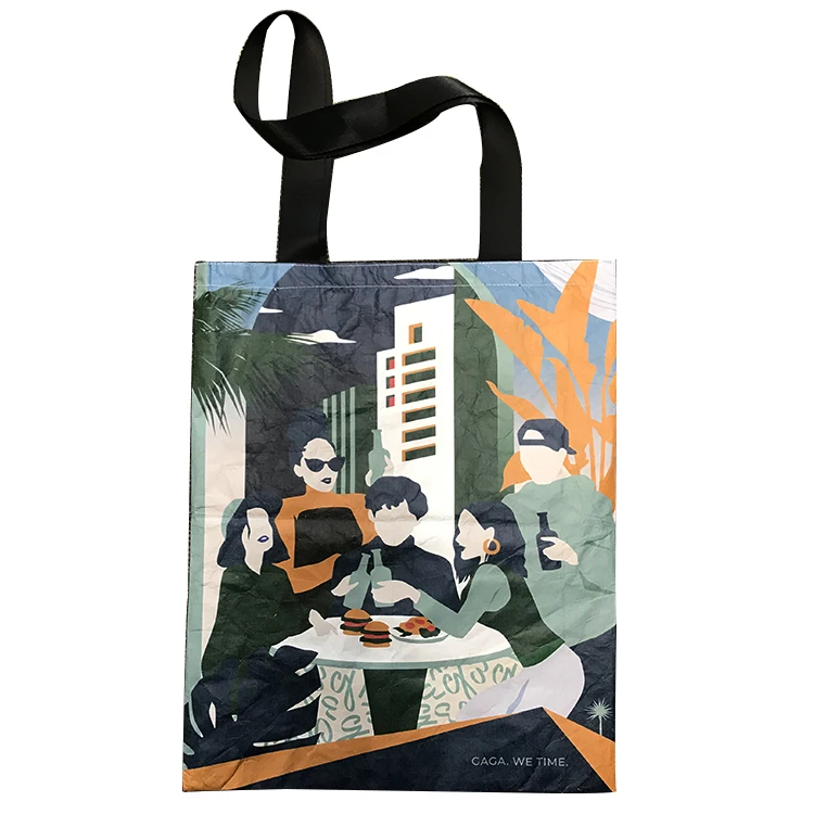 Environmentally Friendly Tyvek Material Shopping Bags For Supermarket