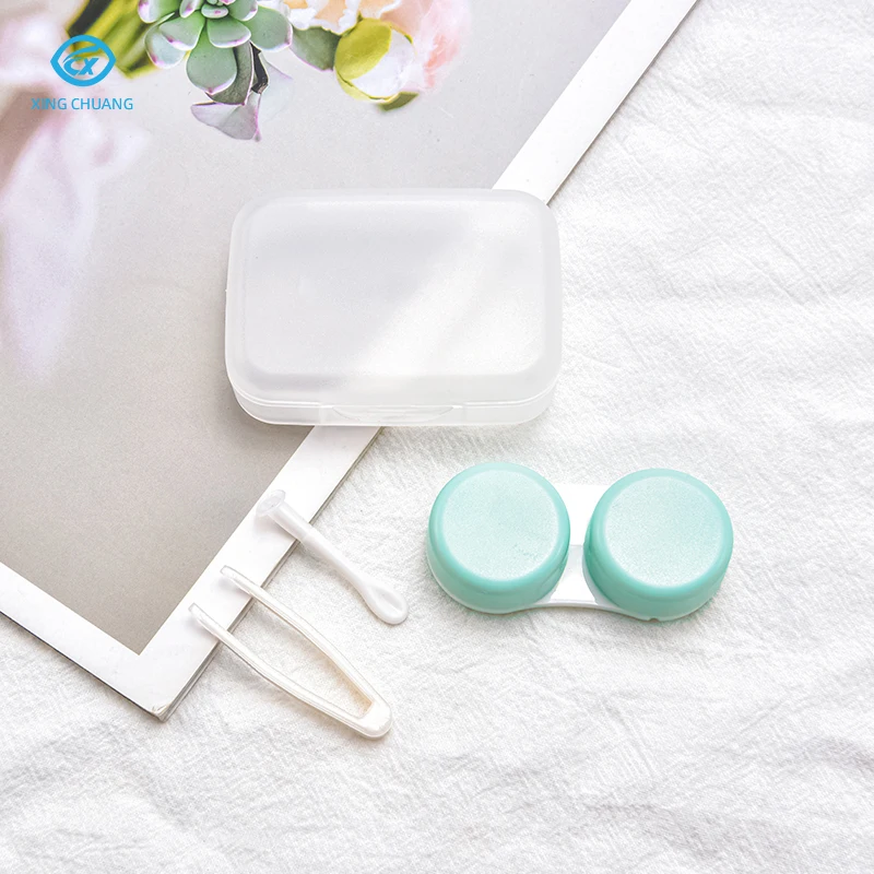 Top sale low price wholesale RTS case for glasses eye glass accessories contact lenses packaging box