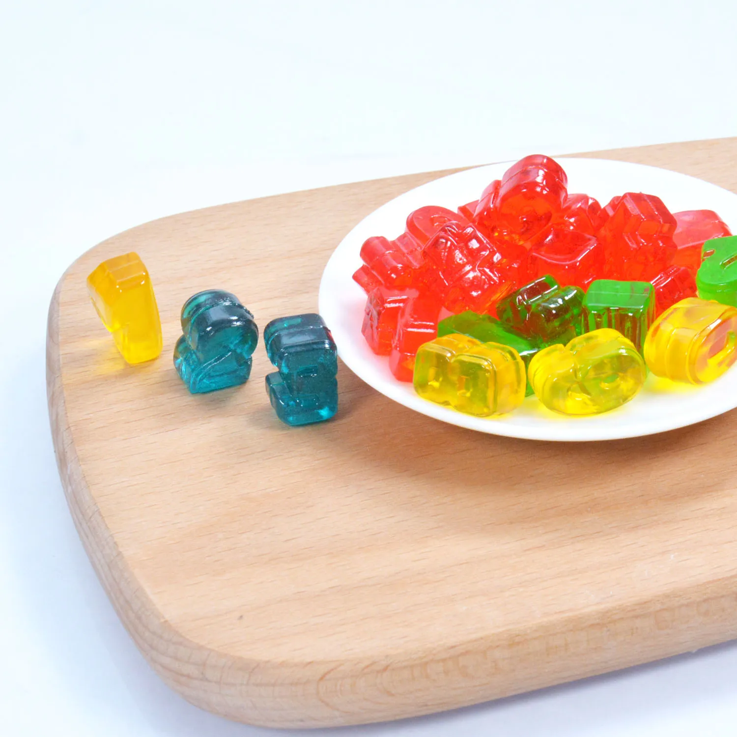 Amos Arithmetic Games Gummy Candy Fruit Flavor Bulk Energy Gummy Child Snack