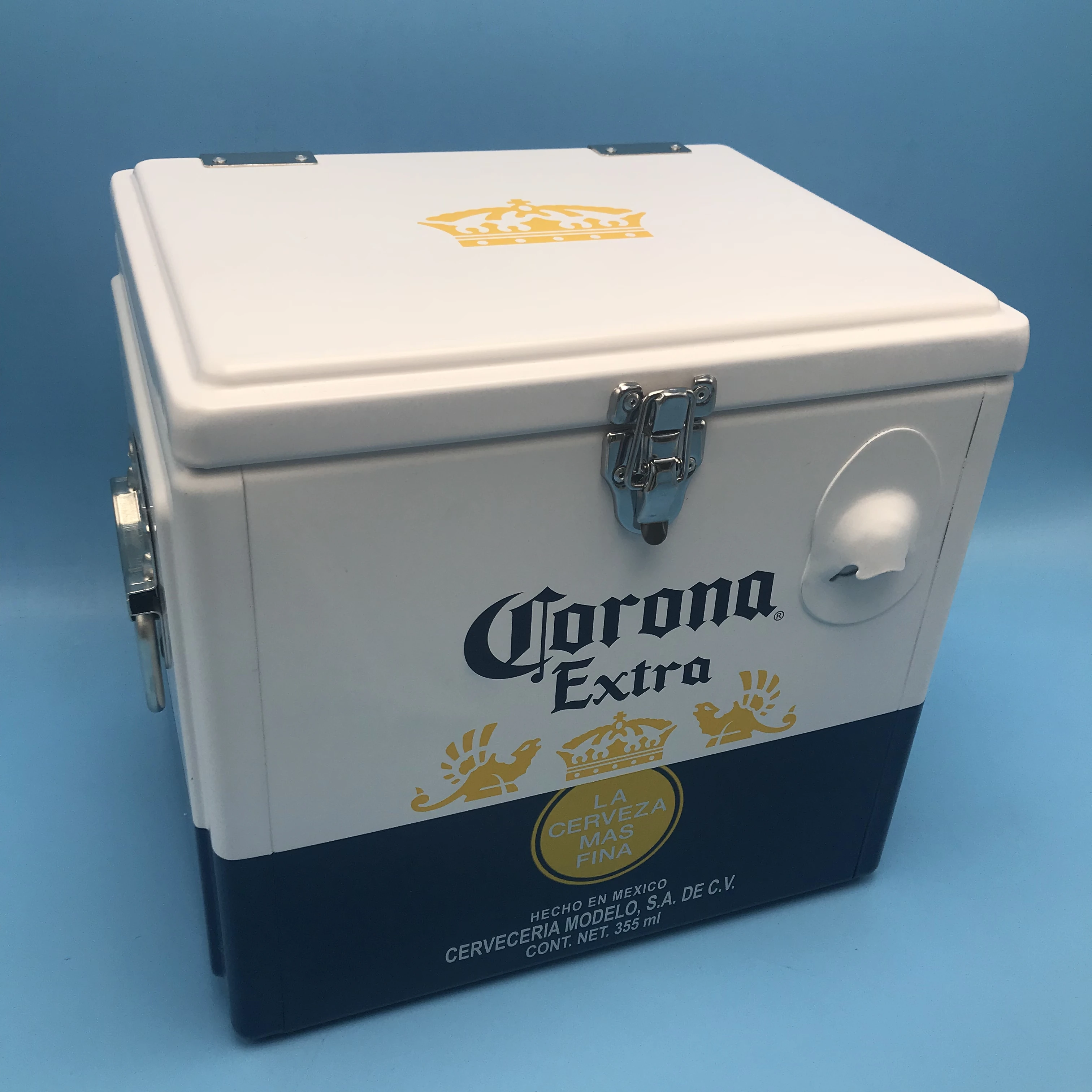 15L Cooler Box& steel cooler bag ice metal box wine cooler rolling chiller promotional gift wine fridge 2020 amazon top seller