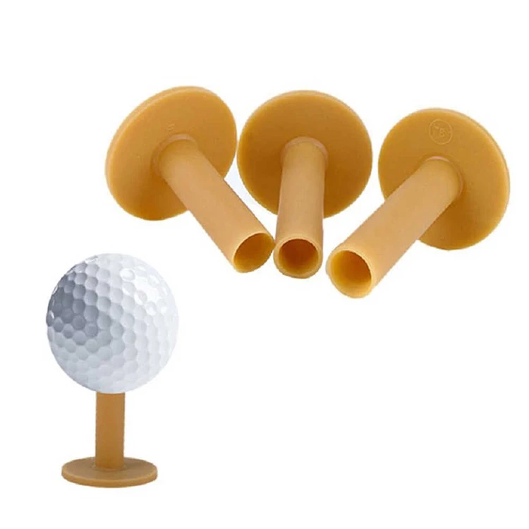 
bulk short white rubber golf tee, black rubber golf tee holder 