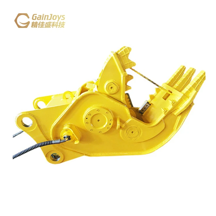 Gainjoys Demolition Tools Excavator Hydraulic Concrete Crusher / Pulverizer ttachment For Excavator Crushing Pliers