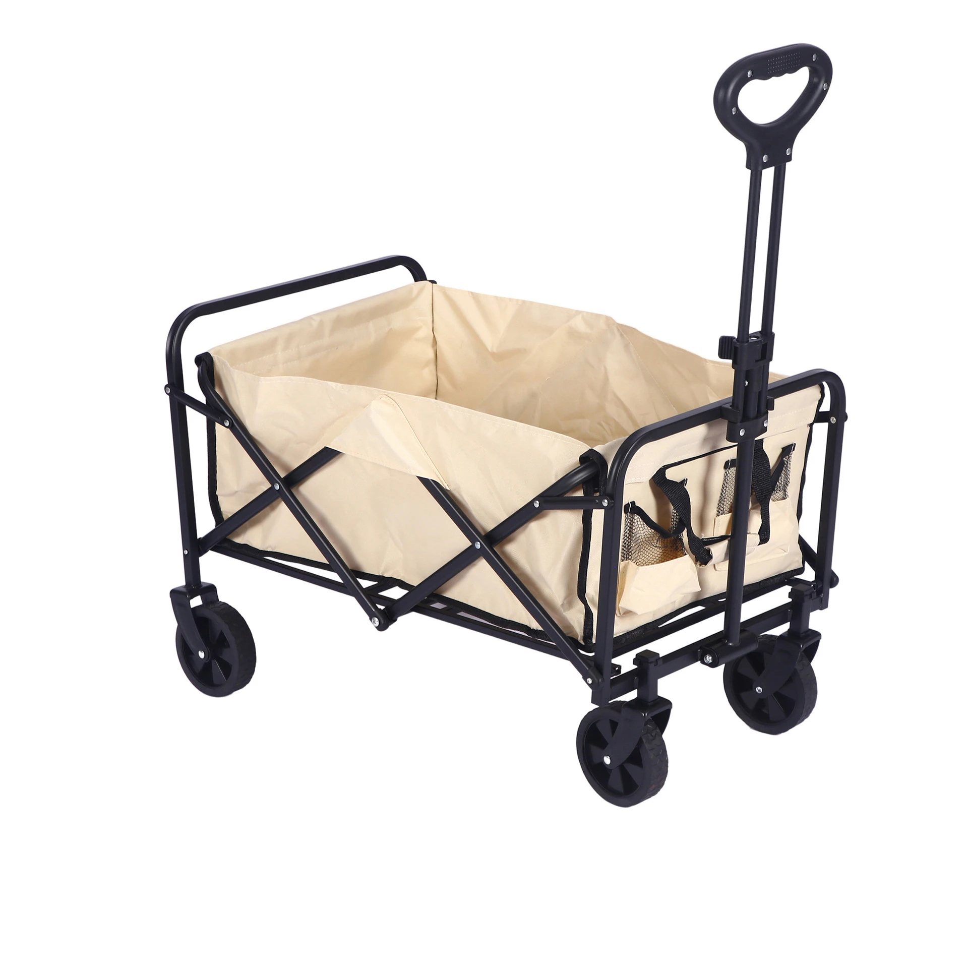 Outdoor Garden Multipurpose Collapsible Foldable Utility Beach Trolley Cart Camping Folding Wagon