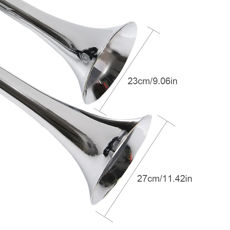 Hot Sale 12v /24v Car  horn  Dual Trumpet Air Horn  for truck vehicles