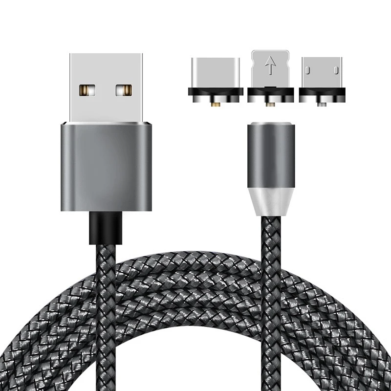 
 3 в 1, магнитный USB-кабель для быстрой зарядки  