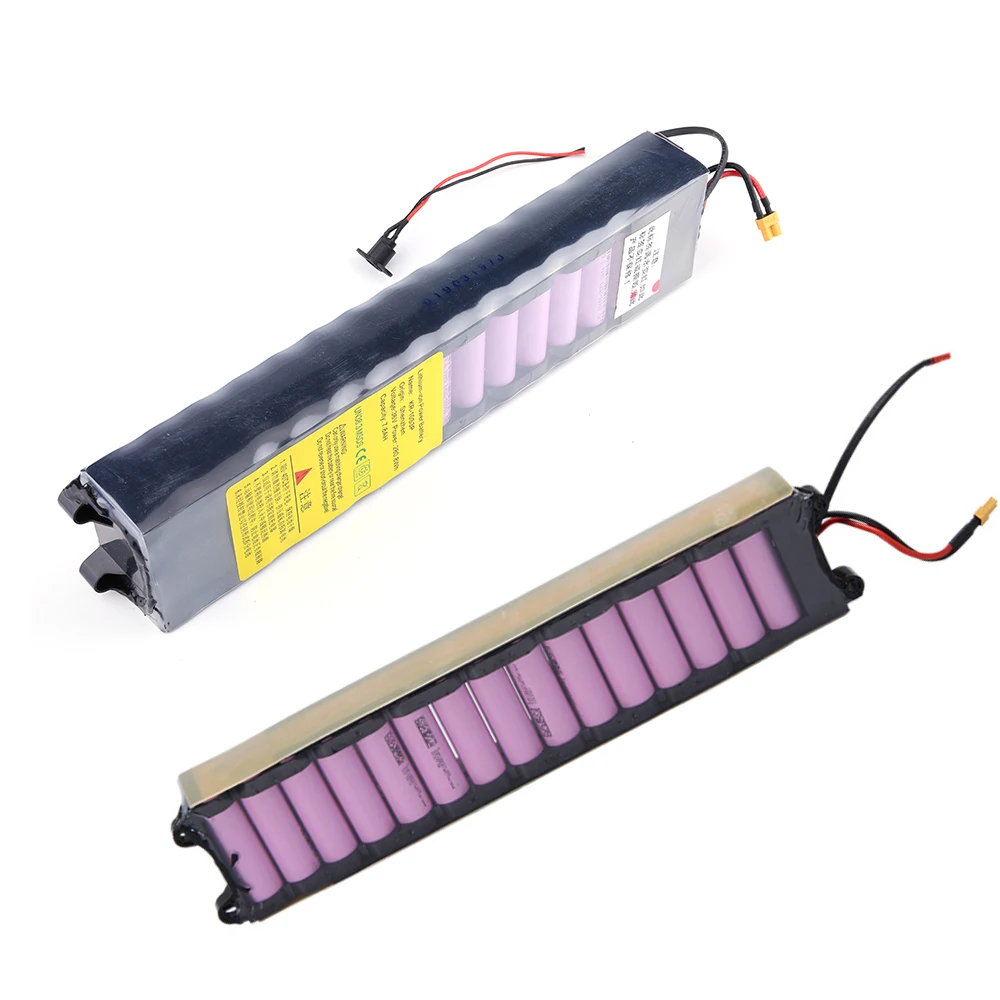 Аккумулятор для скутера xiaomi essential m365 1:1 и 1:2 с розовыми ячейками 36 В 7800