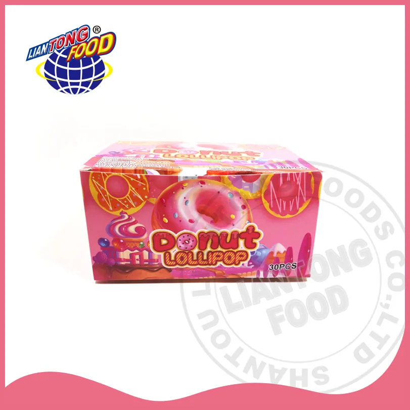 Новый продукт высокое качество Южноафриканский рынок лидер продаж леденец в форме пончика флуоресцентные конфеты