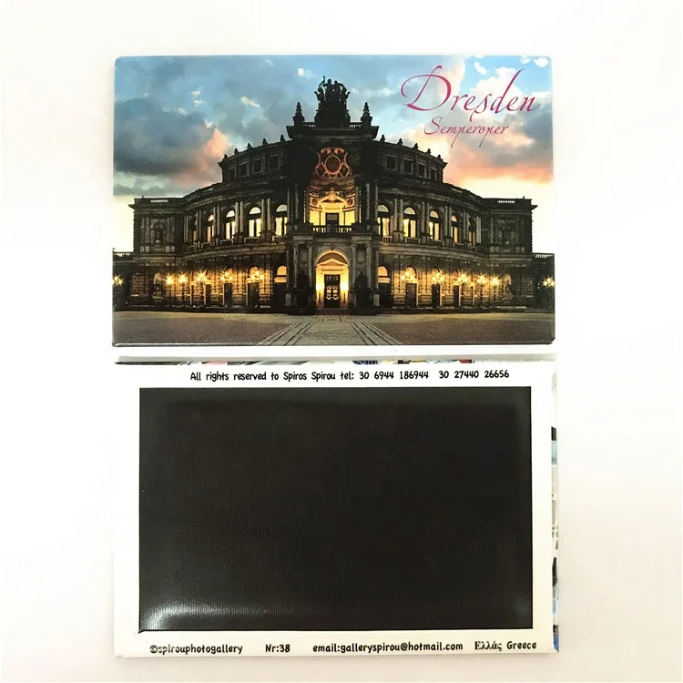 Factory directly custom metal tin refrigerator magnet