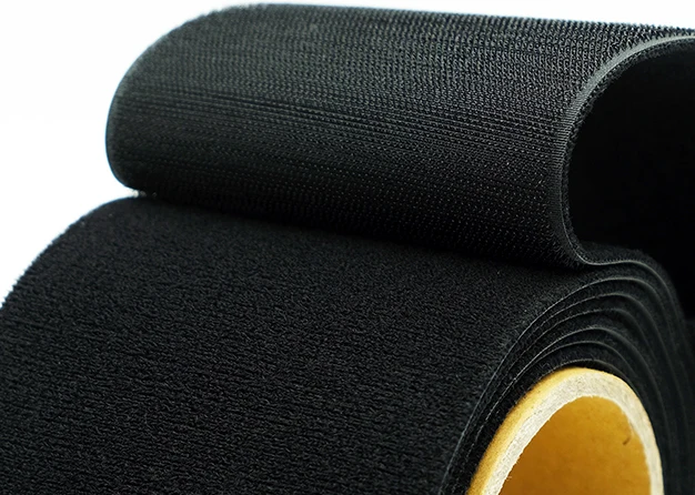 Polyurethane Reactive Adhesive PUR Back To Back Hook And Loop Tape With Extremely Strong Adhesive Force