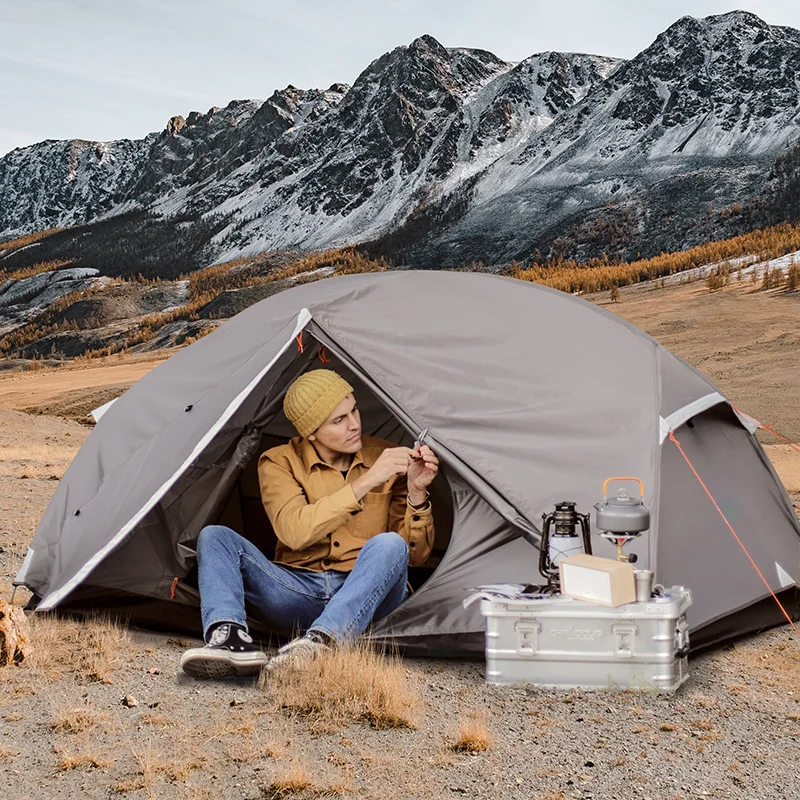 Ultralight outdoor Double camping tent Waterproof 2 men alpine tent for camping hiking