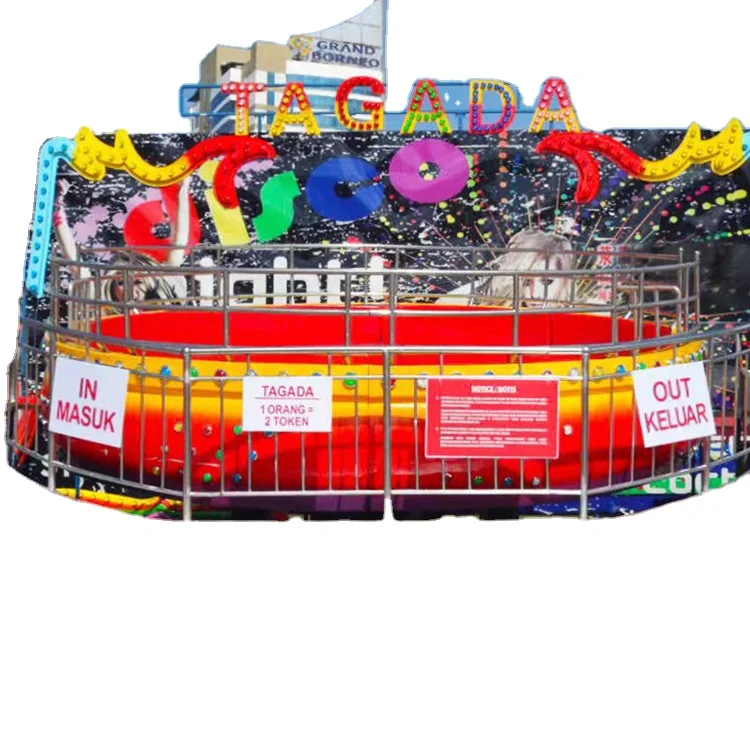 Most Popular Tagada Theme Park Machine Other Amusement Park Rides Customized Products Trailer Disco Ride for Sale
