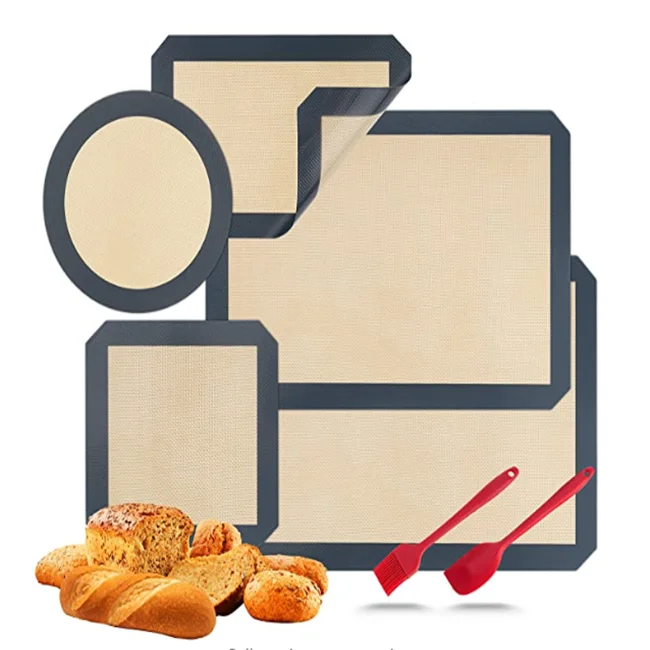 Best Seller Food Safe Extra Large Baking Mats Non-Stick Half Sheets Reusable Silicone Baking Mats