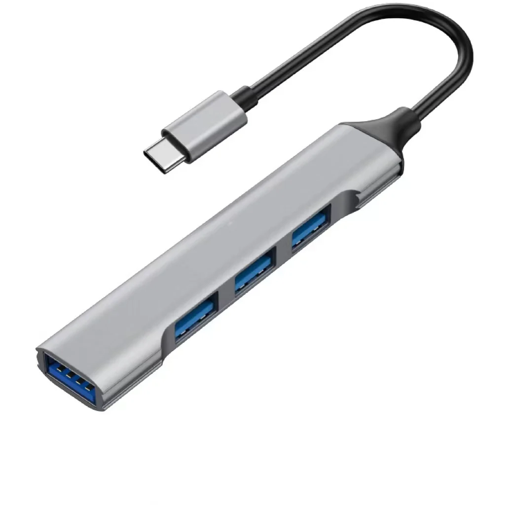 Type-c to USB a Adapter 4-port HUB Cable USB c to 4 USB A 3.0 2.0 Multi-Function Converter   For Laptop PC Pad Tablet Phone