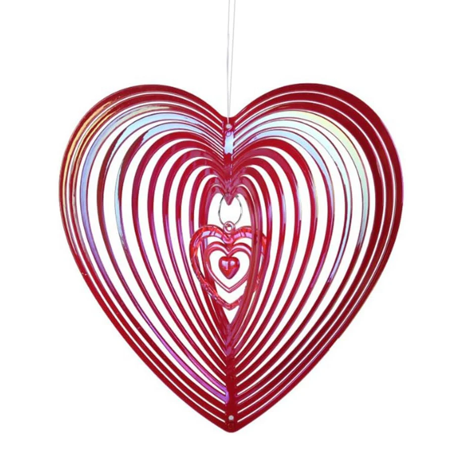 Wind Spinners Scare Birds Away Heart -shaped Birds Wind  Spinner Of The Garden Garden