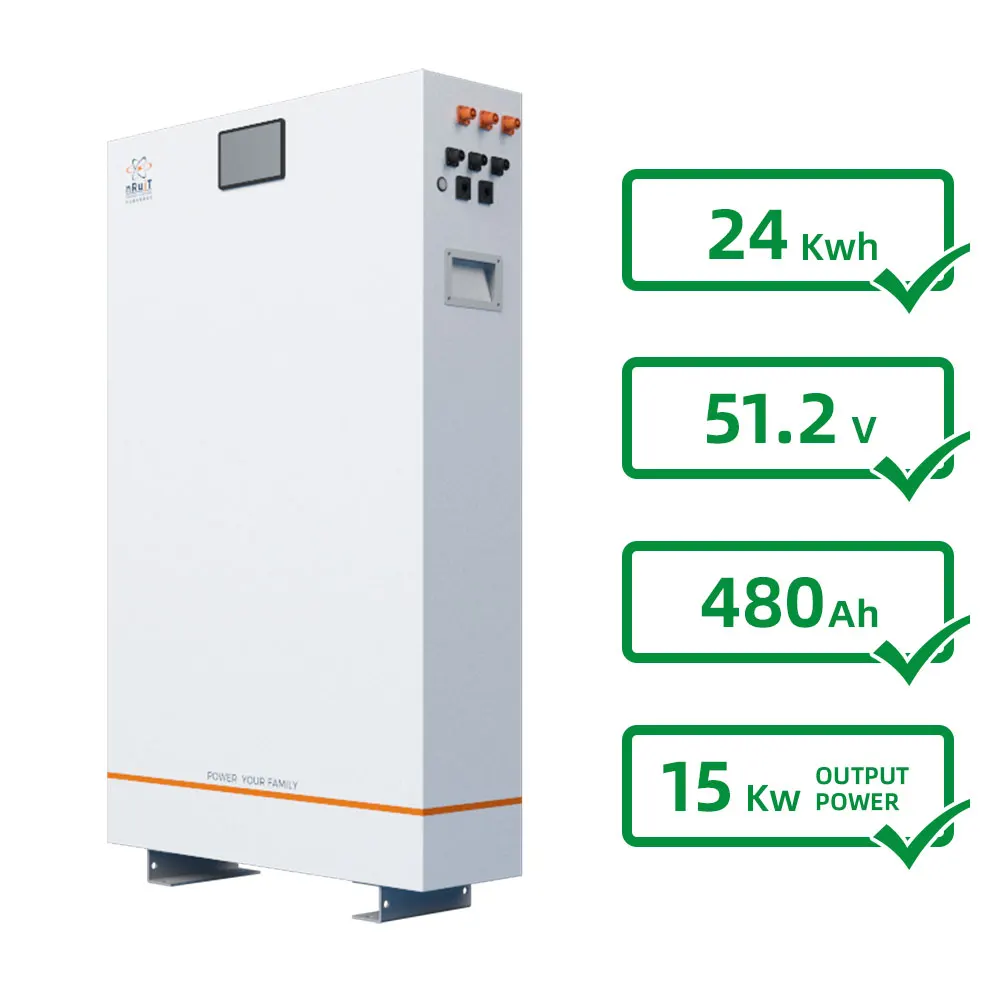 
nRuiT Powerpoeter 5kwh 9kwh 10kwh 12kwh / 24kwh Li Ion Battery Packforsolar cells 