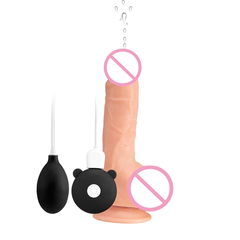 23 cm (9.06 inch) water spray dildo sex toy for women high quality squirting dildo online wholesale water spray squirting dildo