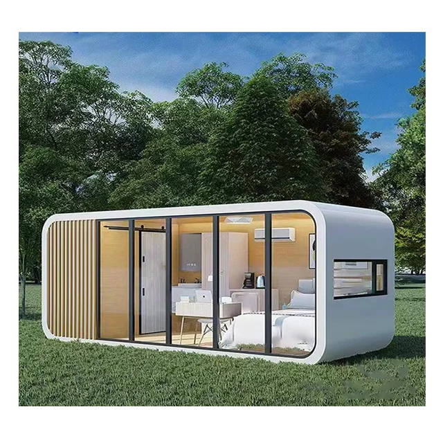MUTONG Modern Minimalist Steel Prefabricated Mobile House Hot-Selling Apple Capsule Hotel Small Office Beach Outdoor Use