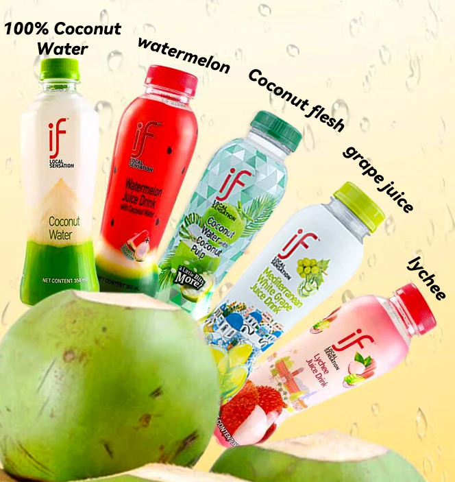 New Arrival Thailand if Coconut Juice Drink Exotic Snack Fruity 350ml