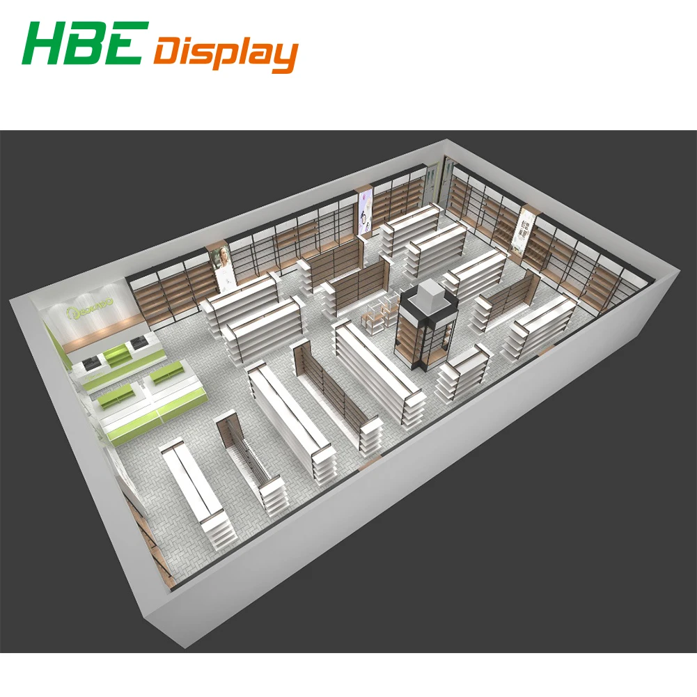 economic style wood store convenient shelf