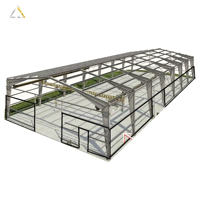 Multi-Storey Warehouse Structure Gantry Frame Structural Beams Steel Metal Building Prefab Workshop For Sale