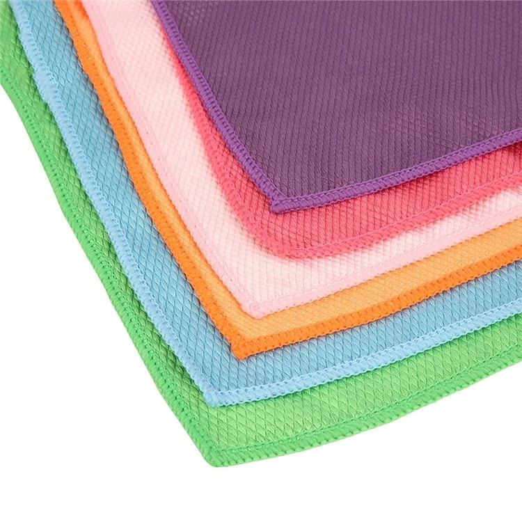 Ultra Soft Quick Dry Car Care Micro Fiber Cloth Towel For Cleaning Fish Scale Microfiber Towel