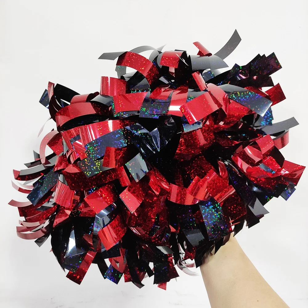 normzl design shiny glitter customized clothing manufacturer performance sports cheerleading cheer pom poms fashion Accessories