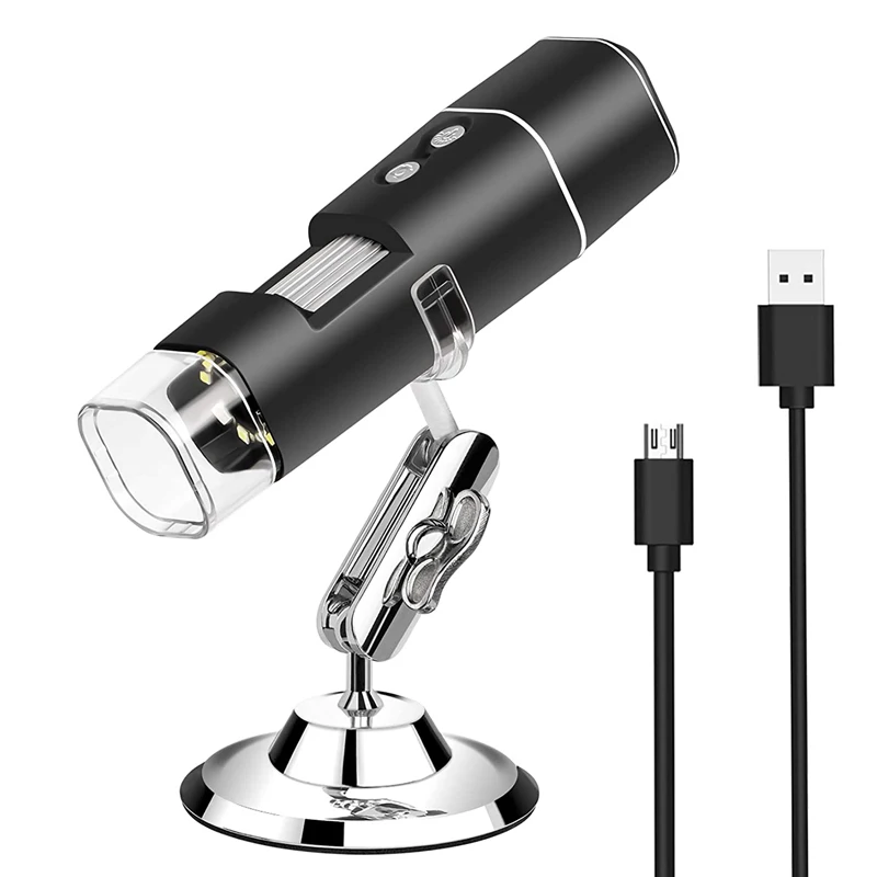 1000X цифровой микроскоп HD 1080P светодиодный USB Wi-Fi эндоскоп микроскоп для мобильного телефона камера для смартфона инструменты для осмотра печатных плат