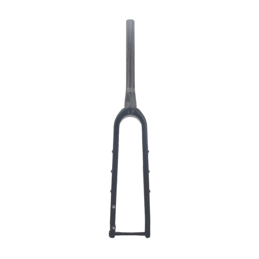 Winowsports Carbon Gravel Fork 700*50C 50mm Offset 100*12mm Thru Axle Hidden External Cable Gravel Bike Front Fork