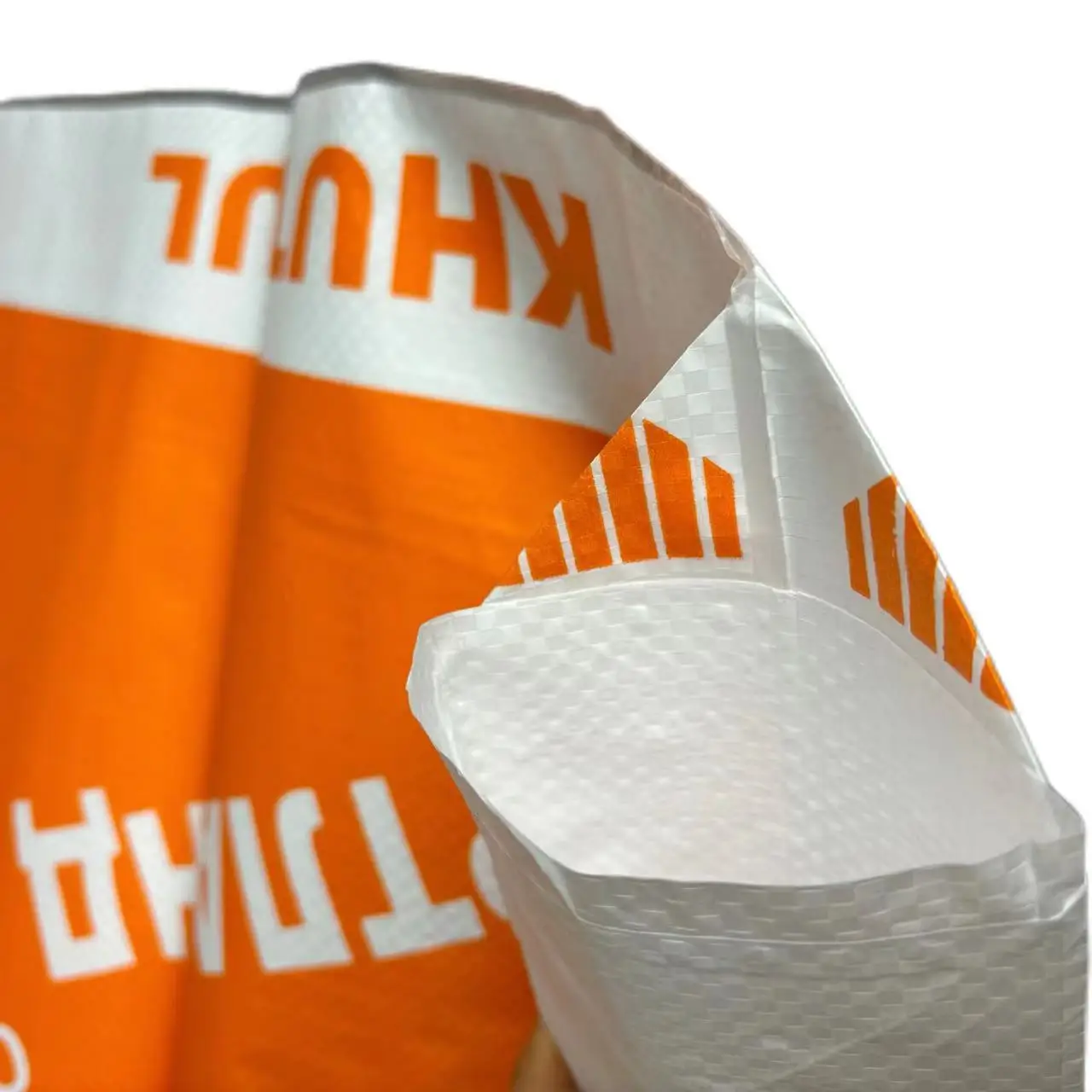 Highly Tensile Building Materials PP Woven Bag Valve Block Bottom Fertilizer Coal Ash Starch Cement Putty Tile Adhesives Sack