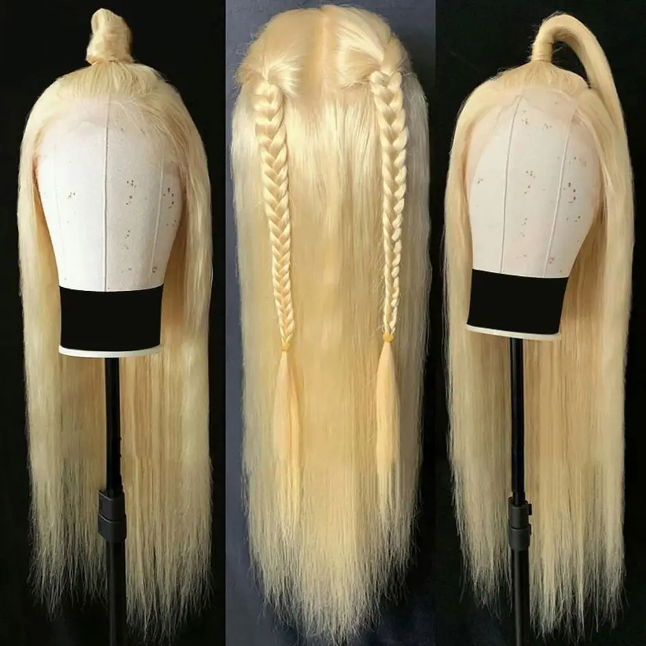 Blonde 613 Hd Full Transparent 360 Lace Frontal Closure Wig Mink Brazilian Human Hair Lace Front Wigs Human Hair For Black Women