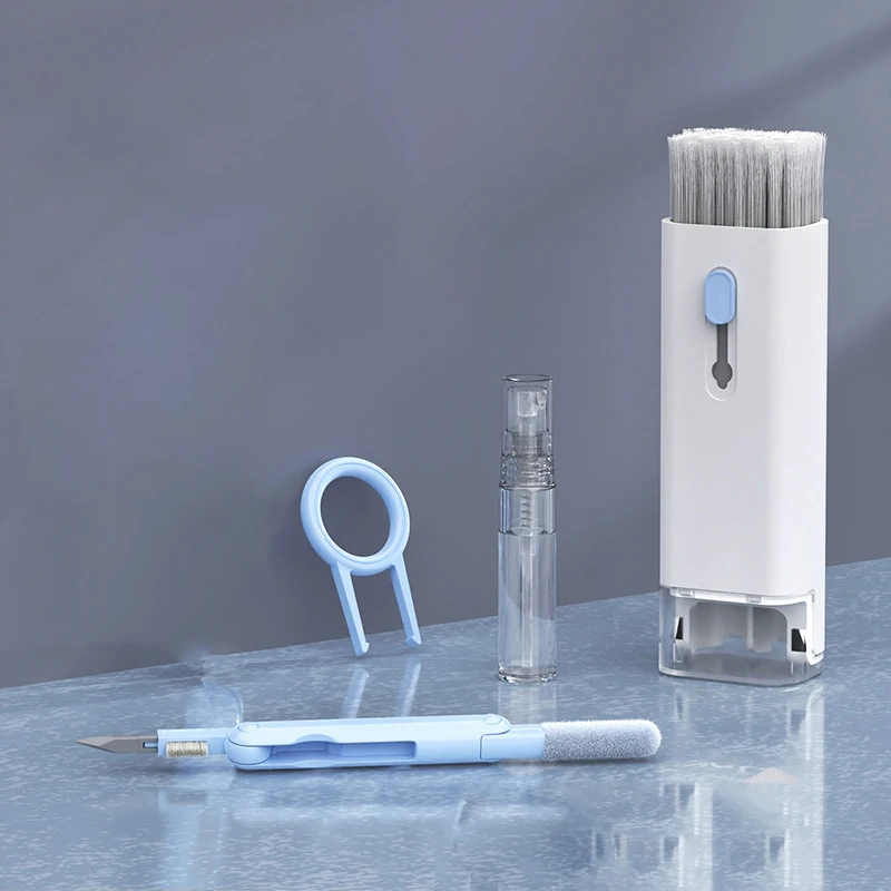 7 in 1 Multi-functional Laptop Keyboard Brush Earphones Cleaning Pen Portable Keycap Puller Cleaning Tools Cleaner Kit