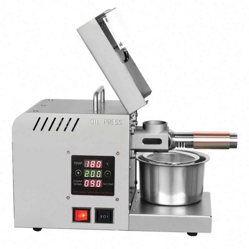 commercial cold pressing mini coconut oil making machine Automatic oil press machine stainless steel