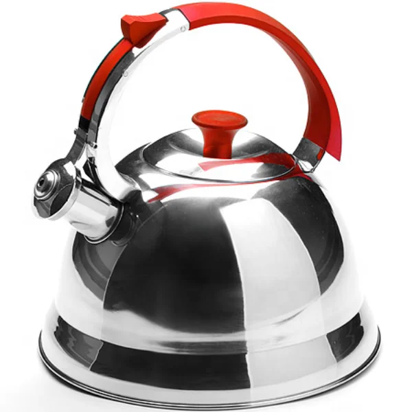 2.5L Auto Handle Stainless Steel Whistling Tea Kettle Water Kettle Amazon Hot Selling Tea Pot For Stove Top