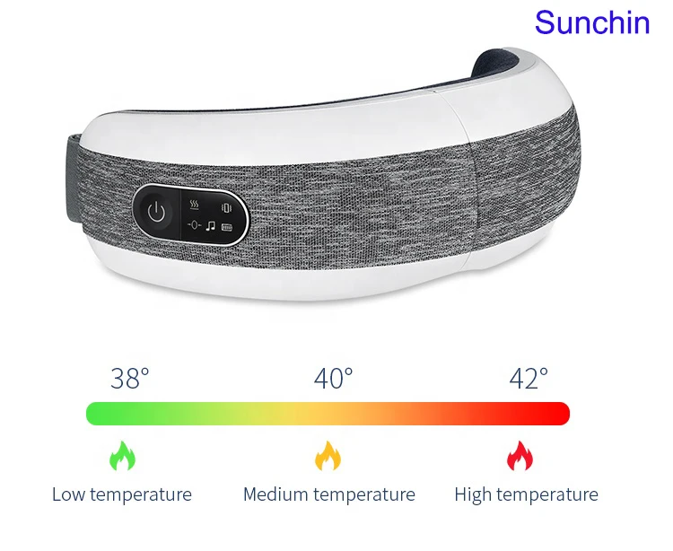 Air Pressure Wireless Intelligent Multi-function Handheld Portable Heated Electric Vibration Eye Massager Machine