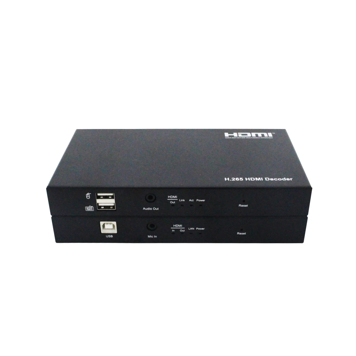 4K H.265 Video Encoder & Decoder Transmitter and receiver extender 120m, support Video Wall, Multi Viewer Matrix