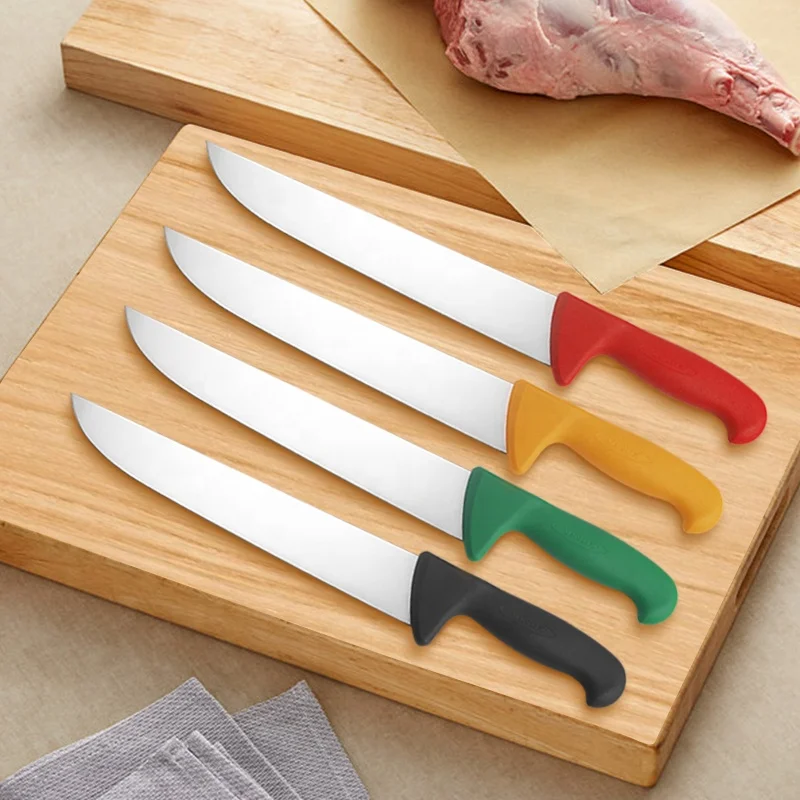 carving knife 10 inch 50CR15Mov stainless steel  chef butcher  knife  german steel PP handle kitchen meat cutting knife