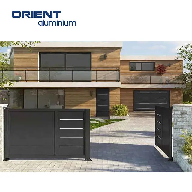 High Quality Wholesale Automatic Manual Aluminum Swing Fence Gate Electric Door for Villa