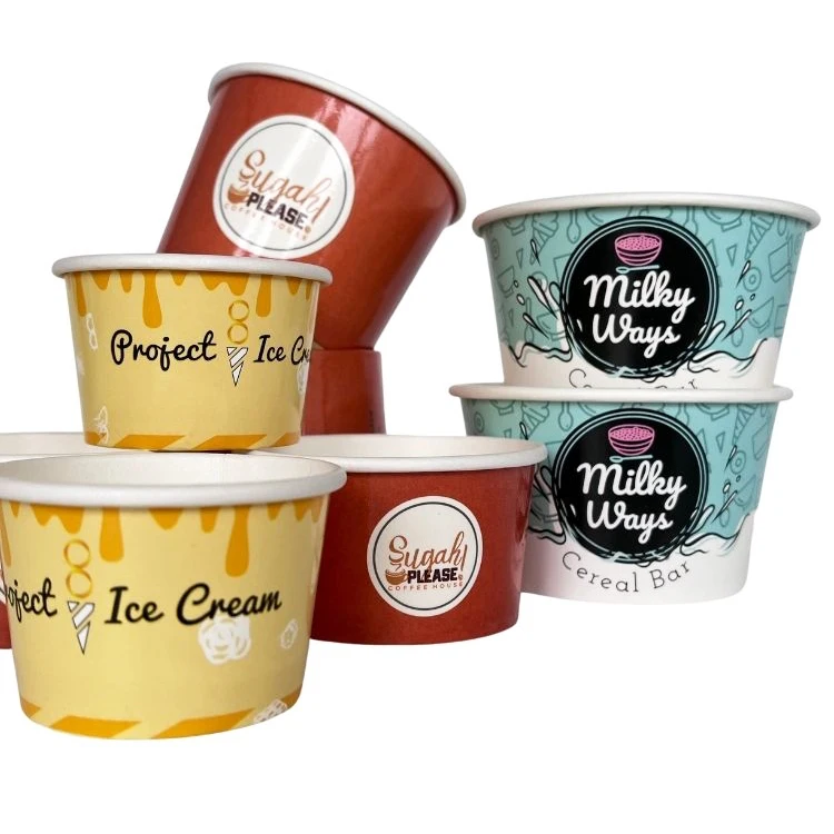 Одноразовая пищевая упаковка для йогурта