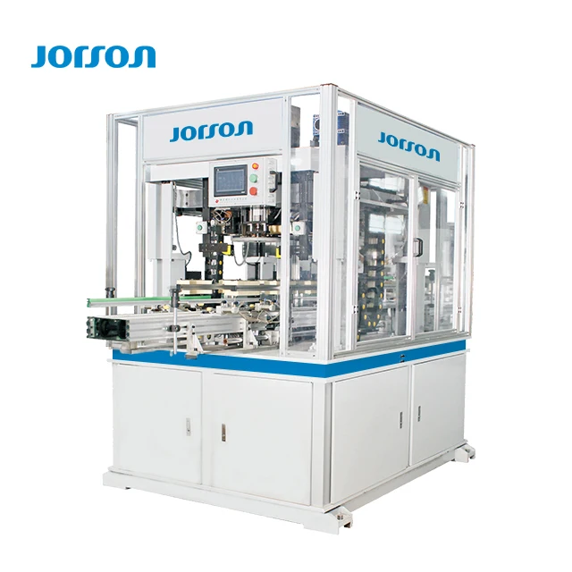 JORSON 1-5L Tin Tinplate Paint General Can Making Production Line Barrel Lugs Plastic Handle Dual-Head Earlug Welding Machine
