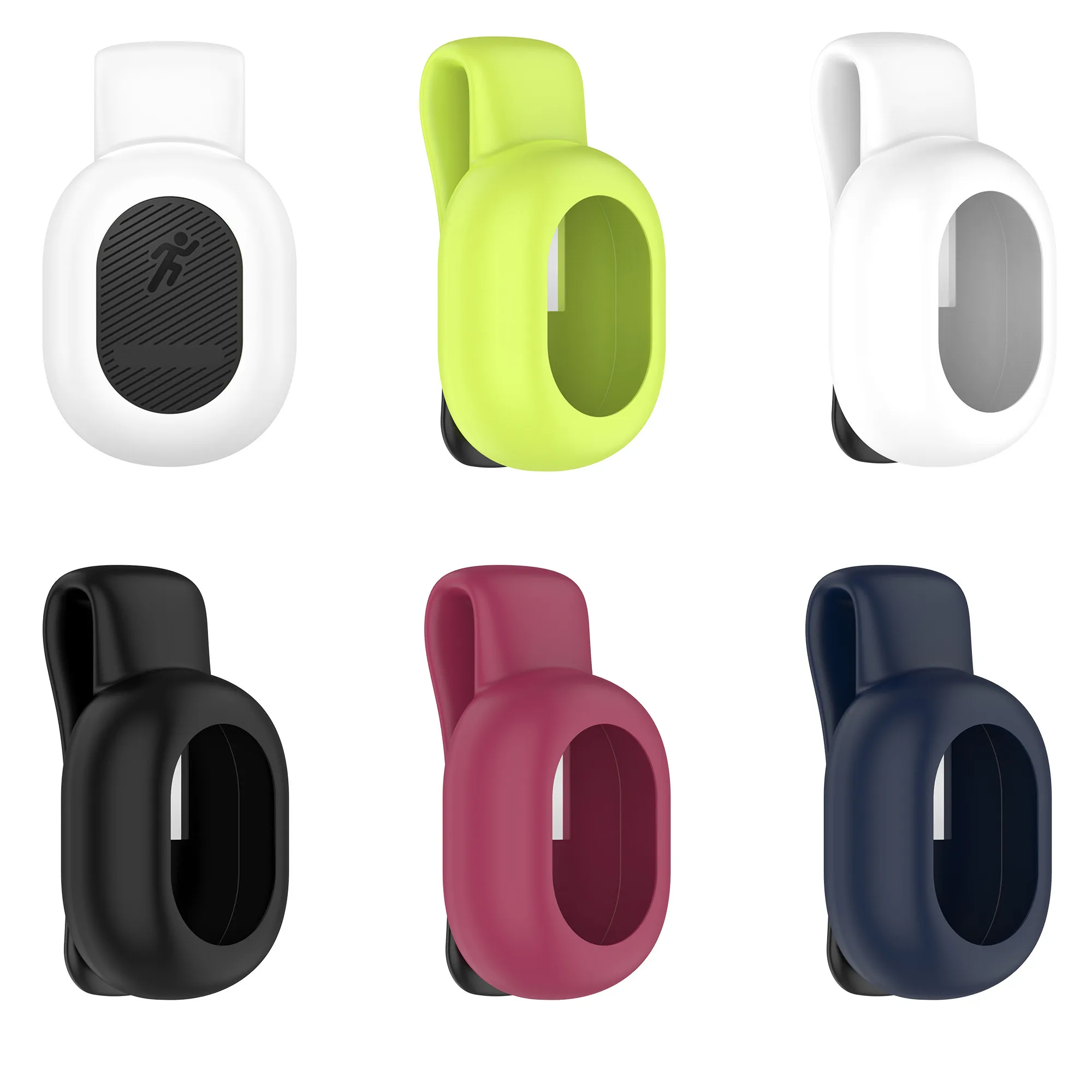 Silicone Rubber Clip Holder Case Cover for Garmin Pedometer RDP 010-12520-00 Running Dynamics Pod